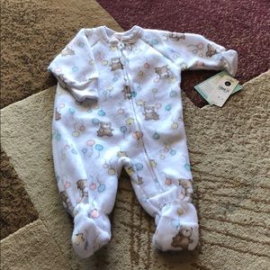 Footied fleece sleeper